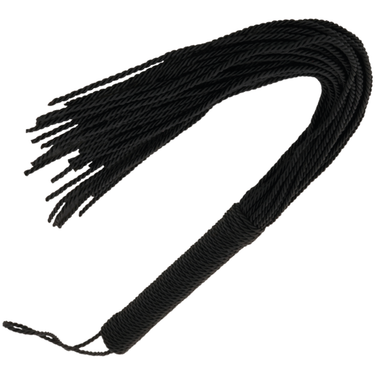 Frusta bondage Darkness in nero elegante per giochi BDSM e fetish